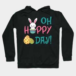 Oh Hoppy Day Bunny Funny Easter Day Hoodie